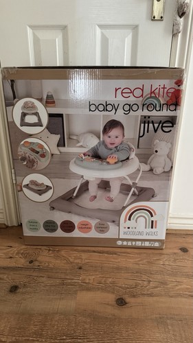 Red kite baby round - red,