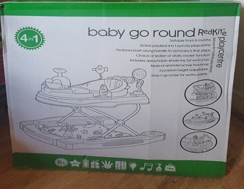 Red kite baby round - red,